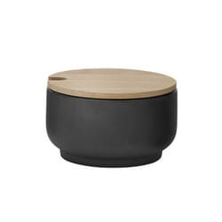 Stelton X-637 zuccheriera Nero Porcellane dure