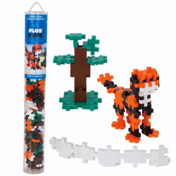 Plus-Plus Tiger, Set da costruzione, 3 anno/i, 100 pz, 80 g