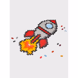 Plus-Plus Rocket Puzzle a blocchi 500 pz Spazio - Vista aggiuntiva 4