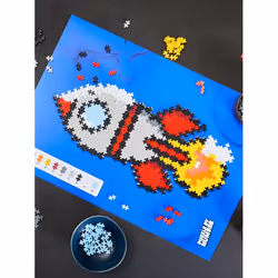 Plus-Plus Rocket Puzzle a blocchi 500 pz Spazio - Vista aggiuntiva 5