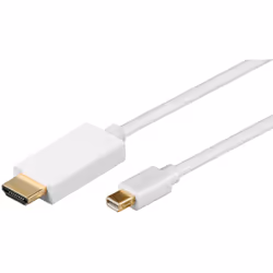 Microconnect MDPHDMI3, 3 m, Mini DisplayPort, HDMI, Oro, Rame, Bianco