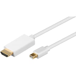 Microconnect MDPHDMI3 cavo e adattatore video 3 m Mini DisplayPort HDMI Bianco