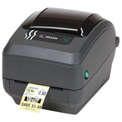 Zebra GK420d stampante per etichette (CD) Termica diretta 203 x 203 DPI 127 mm/s Cablato