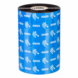 Zebra 4800 Resin, 450 m, 6 cm, Nero, Resina, 2,5 cm, UL/cUL