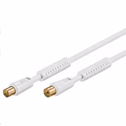 Microconnect COAX010WHQ, 10 m, Bianco