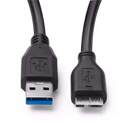 Microconnect USB3.0AB05MICRO cavo USB USB 3.2 Gen 1 (3.1 Gen 1) 0,5 m USB A Micro-USB B Nero - Vista aggiuntiva 2