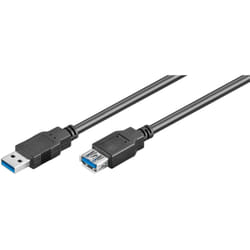 Microconnect USB3.0AAF5B cavo USB USB 3.2 Gen 1 (3.1 Gen 1) 5 m USB A Nero