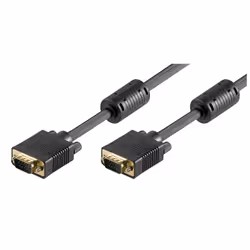 Microconnect MONGG2FB, 2 m, VGA (D-Sub), VGA (D-Sub), Nero, Maschio/Maschio, 150 g