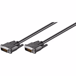 Microconnect MONCC1, 1 m, DVI-D, DVI-D, Nero, Nichel, 24+1