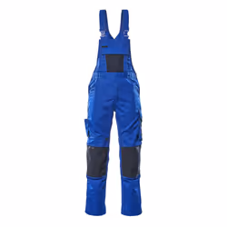 MASCOT Bib & Brace, Pantaloni, Qualsiasi tipo, Blu marino, Nero, Cotone, Poliestere, 270 g/m², 35%