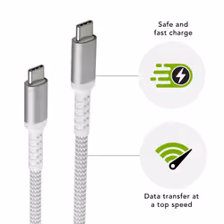 dbramante1928 CB25CCGR7120 cavo USB USB 2.0 2,5 m USB C 0,48 Gbit/s Bianco - Vista aggiuntiva 4