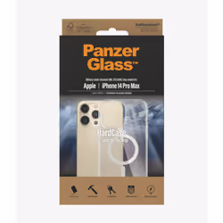 PanzerGlass HardCase MagSafe Transparent custodia per cellulare 6.7" Cover Trasparente