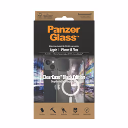 PanzerGlass ClearCase MagSafe custodia per cellulare 17 cm (6.7") Cover Trasparente