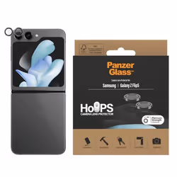PanzerGlass Samsung Galaxy Hoops for new Z Flip4 2023 Black Protezione per obiettivo della fotocamera 1 pz