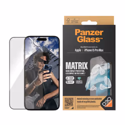 PanzerGlass UWF Matrix with D30 (Rec. PET) Pellicola proteggischermo trasparente Apple 1 pz
