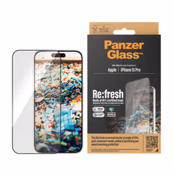 PanzerGlass Screen Protector iPhone 2023 6.1 Pro Ultra-Wide Fit w. EasyAligner Pellicola proteggischermo trasparente Apple 1 pz