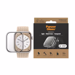 PanzerGlass Cover Protettiva Apple Watch Series 9 | 8 | 7 | 45mm | Transparent
