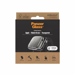 PanzerGlass Cover Protettiva Apple Watch Series 9 | 8 | 7 | 45mm | Transparent