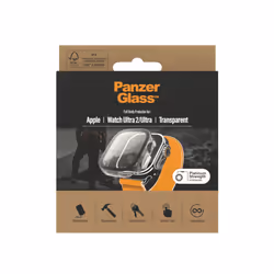 PanzerGlass Full Protection Apple Watch NEW 8 49mm Trasparente Vetro temperato, Polietilene tereftalato (PET)