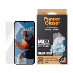 PanzerGlass Ultra Wide Fit D3O PET-Folie Pellicola proteggischermo trasparente Samsung 1 pz