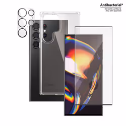 PanzerGlass HardCase+ Screen Protector Samsung G. S2023 Ultra, Samsung, Samsung - Galaxy S23 Ultra, Applicazione a secco, Scr ...
