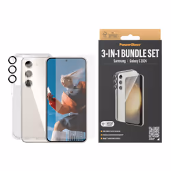 PanzerGlass 3-in-1 Bundle Glas, Case, Cam Pellicola proteggischermo trasparente Samsung 1 pz