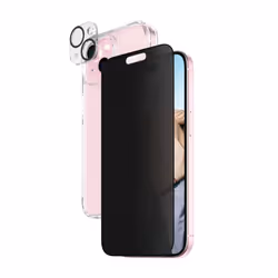 PanzerGlass Privacy 3-in-1-Pack iPhone 2023 6.1, Apple, Apple - iPhone 15, Applicazione a secco, Resistente agli urti, Traspa ...