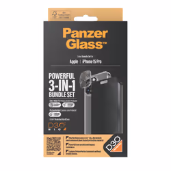 PanzerGlass Privacy 3-in-1-Pack iPhone 2023 6.1 Pro Pellicola proteggischermo trasparente Apple 1 pz