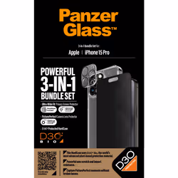 PanzerGlass Privacy 3-in-1-Pack iPhone 2023 6.1 Pro Pellicola proteggischermo trasparente Apple 1 pz - Vista aggiuntiva 5