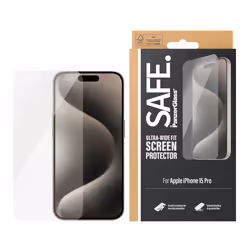PanzerGlass SAFE. Screen Protector iPhone 2023 6.1" Pro Ultra-Wide Fit Pellicola proteggischermo trasparente Apple 1 pz