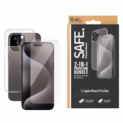 PanzerGlass SAFE. 2-in-1-Pack iPhone 2023 iPhone 6.7 Pro Max Pellicola proteggischermo trasparente Apple 1 pz