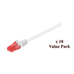 Microconnect V-UTP610WVP cavo di rete Bianco 10 m Cat6 U/UTP (UTP)