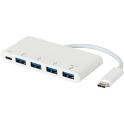 eSTUFF ES623007WH hub di interfaccia USB 3.2 Gen 1 (3.1 Gen 1) Type-C 5000 Mbit/s Bianco