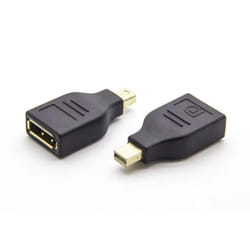 Microconnect MDPMDPF adattatore per inversione del genere dei cavi Mini Displayport Displayport Nero