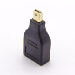 Microconnect MDPMDPF adattatore per inversione del genere dei cavi Mini Displayport Displayport Nero