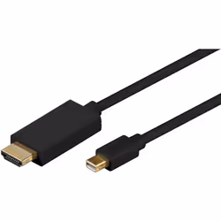 Microconnect MDPHDMI3B, 3 m, Mini DisplayPort, HDMI tipo A (Standard), Maschio, Maschio, Dritto
