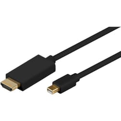 Microconnect MDPHDMI3B cavo e adattatore video 3 m Mini DisplayPort HDMI tipo A (Standard) Nero