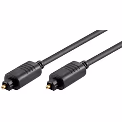 Microconnect TT6100BKAD, Toslink, Maschio, Toslink, Maschio, 1 m, Nero