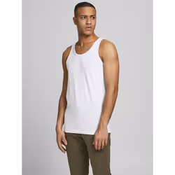 Jack & Jones 12074784, Bianco, M, Cotone, Elastan, Non candeggiare, Asciugatura naturale, Lavaggio delicato (40°C)