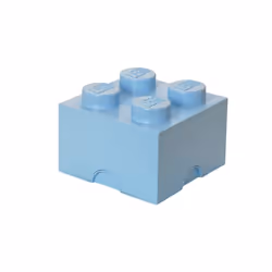 Room Copenhagen LEGO Storagge Brick 4, Armadietto portaoggetti, Verde, Monocromatico, Quadrato, Polipropilene (PP), 250 mm