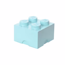 Room Copenhagen LEGO Storagge Brick 4, Armadietto portaoggetti, Blu, Monocromatico, Quadrato, Polipropilene (PP), 250 mm