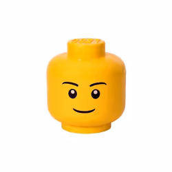 La testa ingrandita della minifigure LEGO è un contenitore utile per riporvi i mattoncini LEGO, altri giocattoli o altri ogge ...