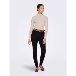 ONLY ONLROYAL High waist Skinny Fit Jeans Nero - Vista aggiuntiva 5