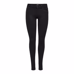 ONLY ONLROYAL Mid waist Skinny Fit Jeans Nero - Vista aggiuntiva 3