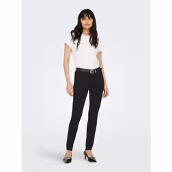 ONLY ONLROYAL Mid waist Skinny Fit Jeans Nero - Vista aggiuntiva 5