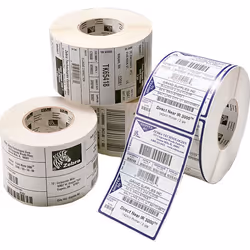Zebra Z-Perform 1000T, Bianco, Perm Adhesive, Etichetta fustellata, Rotolo, Carta, Trasferimento termico