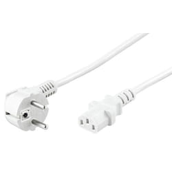 Microconnect PE010418W cavo di alimentazione Bianco 1,8 m Accoppiatore C13