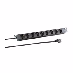 Microconnect CABINETACC23, Basic, 1U, Orizzontale/Verticale, Nero, 8 presa(e) AC, 3 m