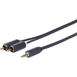 Vivolink PROMJRCA5 cavo audio 5 m 3.5mm 2 x RCA Nero