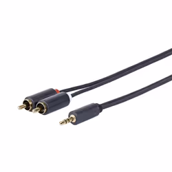 Vivolink PROMJRCA7, 3.5mm, Maschio, 2 x RCA, Maschio, 7 m, Nero